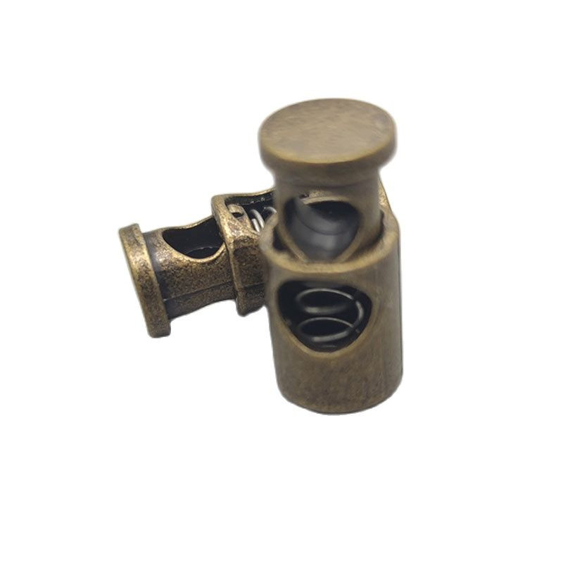 10 tk metallist kahe auguga pea vedru pandla nööri lukk elastne reguleerimine pandlad pingutamine kinnitusdetailid lukud õmblustööriistad