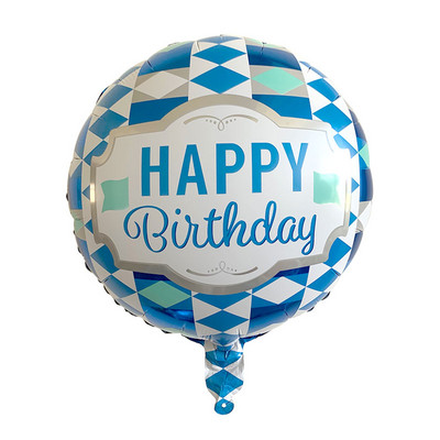 10 tk 18 tolli Sünnipäevateema Fooliumist õhupallid heelium Ümmargune õhupall Täiskasvanutele Palju õnne sünnipäevapeo kaunistamiseks Lastele beebi dušipallid
