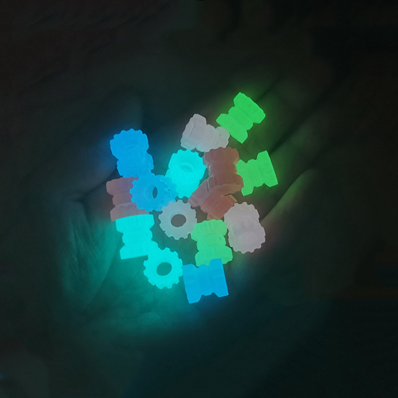 Világító farokcsat kültéri taktikai hátizsák-tartozékok ABS cipzárral húzható esernyő kötél fogantyú EDC kés függő zsinór szerszámok