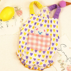 Szívmintás kutyamellény Nyári kiskutya macska nadrágtartók Pulcsik Kutyaruhák Ujjatlan kutyapóló kis kutyáknak Chihuahua kisállat pólók