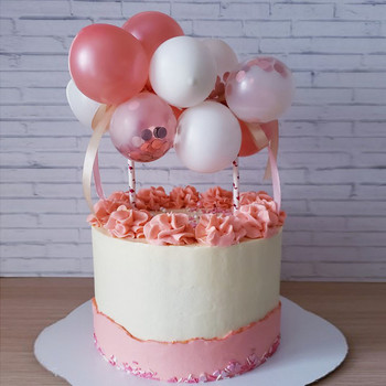 10 бр. 5-инчови метални балонни топчета за торти с форма на облак Конфети балони за рожден ден Baby Shower Сватбени партита Декорации за дома Консумативи