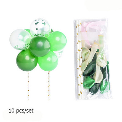 10gab 5 collu metāla balonu kūkas augšdaļas mākoņa formas konfeti baloni dzimšanas dienas bērnu dušai kāzu ballīšu dekorēšanai mājas piederumi