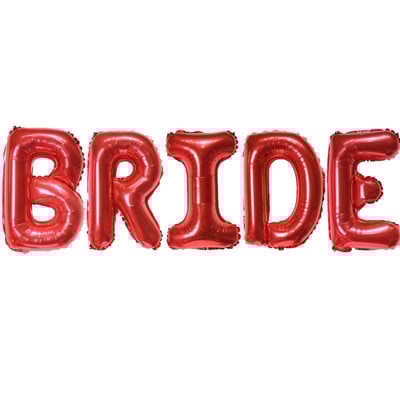 5 db Rózsa arany betűs menyasszonyi fólia lufi Felnőtt esküvői dekoráció Valentin-napi parti menyasszony Szeretlek Legénykellékek