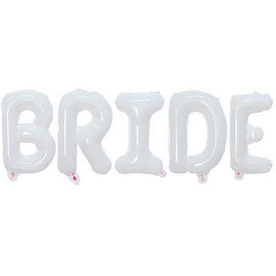 5 db Rózsa arany betűs menyasszonyi fólia lufi Felnőtt esküvői dekoráció Valentin-napi parti menyasszony Szeretlek Legénykellékek