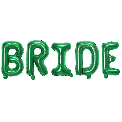 5 db Rózsa arany betűs menyasszonyi fólia lufi Felnőtt esküvői dekoráció Valentin-napi parti menyasszony Szeretlek Legénykellékek