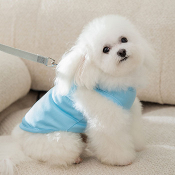 Μαλακό πουλόβερ με μαλακό πουλόβερ μονόχρωμο ένδυμα για σκύλους Macaron Color Suppy Summer Thin Style Ρούχα για κατοικίδια με δύο πόδια