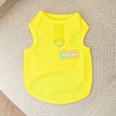 Macaron Color Koerariided Tractable Kutsika Vest Suvine Õhuke Stiil Kahe jalaga Riietus Lemmiklooma ühevärviline Suspender Pehme Pullover