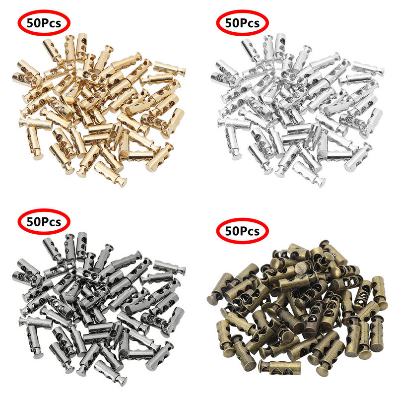50 tk. Juhtlukud vedruga metallist silinder, lülitusnöör, kaelapael, lukustuspandlad.
