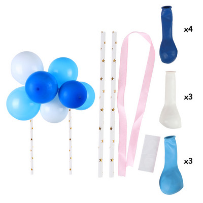 WEIGAO 5 hüvelykes rózsa arany konfetti léggömb tortafeltétek Mini Latex léggömbök tortafeltétek számára Születésnapi torta esküvői dekoráció