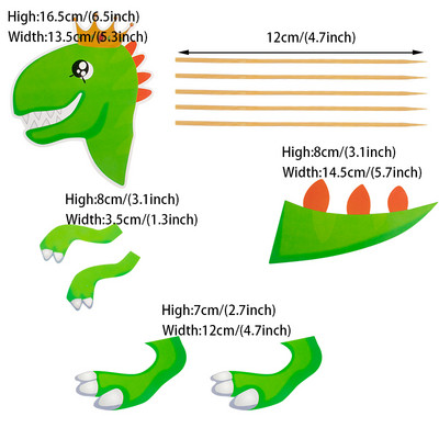 Dinozauru tēmas kūkas virsma Džungļu safari Dino ballīšu kūkas dekorēšana Bērnu zēnu dzimšanas dienas ballīšu dekorēšana Bērnu dušas piederumi
