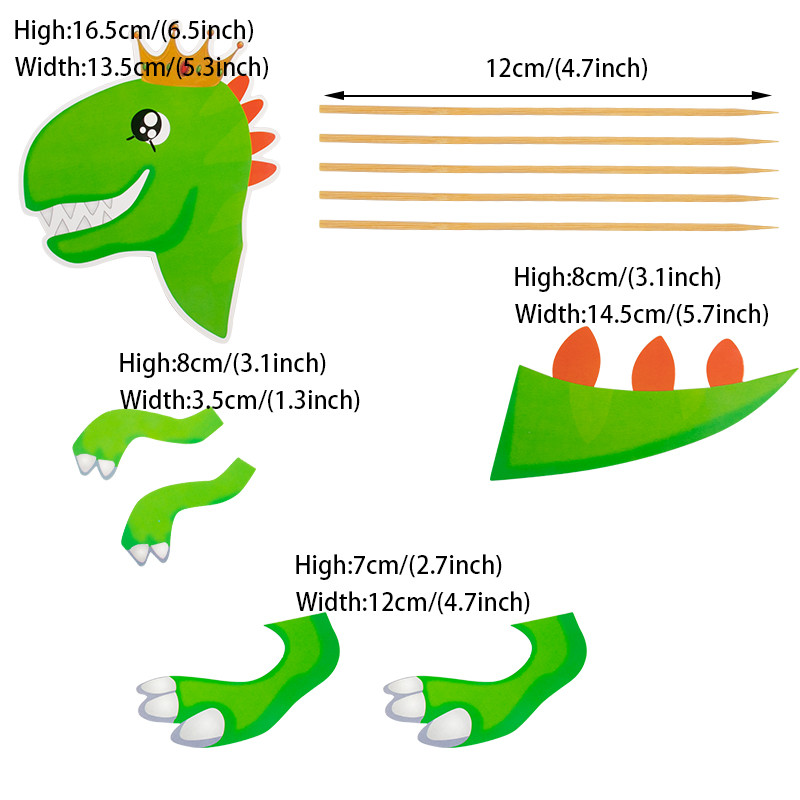 Dinozauru tēmas kūkas virsma Džungļu safari Dino ballīšu kūkas dekorēšana Bērnu zēnu dzimšanas dienas ballīšu dekorēšana Bērnu dušas piederumi