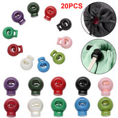 50/100 de bucăți multicolore, 6 mm, orificiu, dop din plastic, cablu de blocare, fasole, clemă de comutare pentru îmbrăcăminte șiretul pantofilor, accesorii pentru îmbrăcăminte sportivă