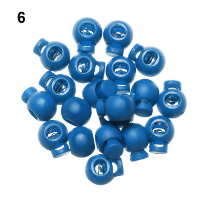 50/100 de bucăți multicolore, 6 mm, orificiu, dop din plastic, cablu de blocare, fasole, clemă de comutare pentru îmbrăcăminte șiretul pantofilor, accesorii pentru îmbrăcăminte sportivă