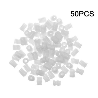 50/100 de bucăți multicolore, 6 mm, orificiu, dop din plastic, cablu de blocare, fasole, clemă de comutare pentru îmbrăcăminte șiretul pantofilor, accesorii pentru îmbrăcăminte sportivă