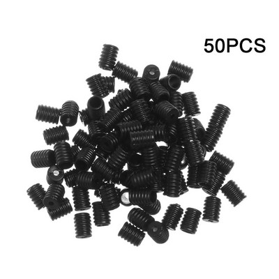 50/100 de bucăți multicolore, 6 mm, orificiu, dop din plastic, cablu de blocare, fasole, clemă de comutare pentru îmbrăcăminte șiretul pantofilor, accesorii pentru îmbrăcăminte sportivă