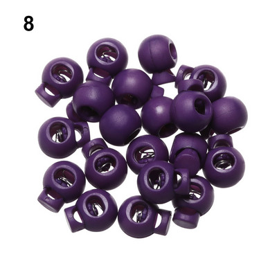 50/100 de bucăți multicolore, 6 mm, orificiu, dop din plastic, cablu de blocare, fasole, clemă de comutare pentru îmbrăcăminte șiretul pantofilor, accesorii pentru îmbrăcăminte sportivă