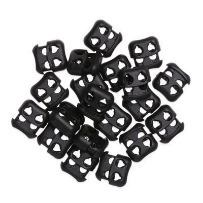 50/100 de bucăți multicolore, 6 mm, orificiu, dop din plastic, cablu de blocare, fasole, clemă de comutare pentru îmbrăcăminte șiretul pantofilor, accesorii pentru îmbrăcăminte sportivă
