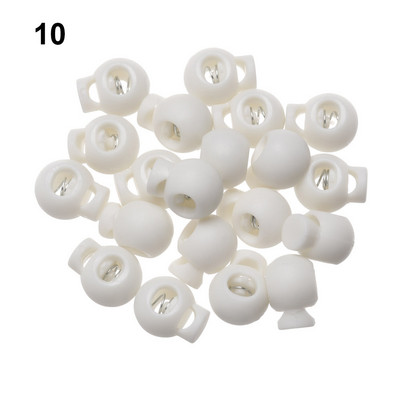 50/100 de bucăți multicolore, 6 mm, orificiu, dop din plastic, cablu de blocare, fasole, clemă de comutare pentru îmbrăcăminte șiretul pantofilor, accesorii pentru îmbrăcăminte sportivă