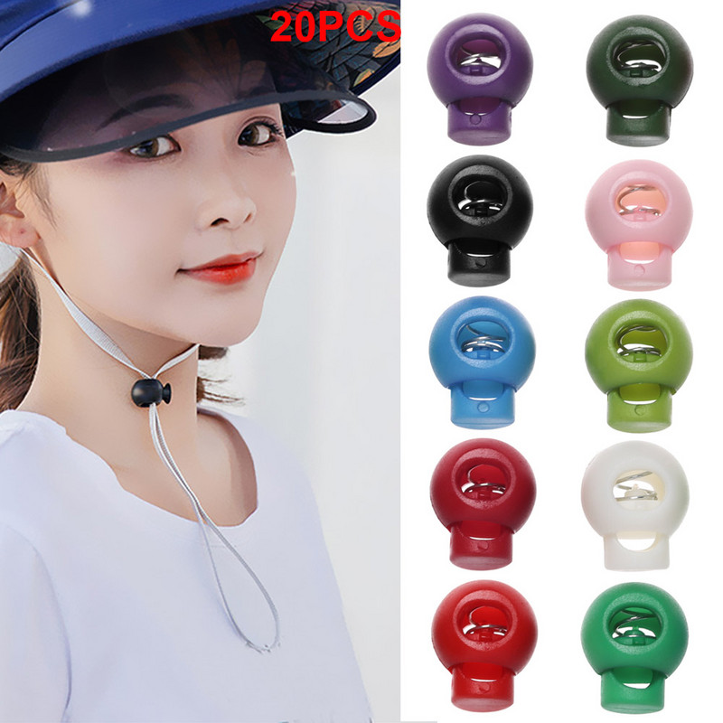 50/100 de bucăți multicolore, 6 mm, orificiu, dop din plastic, cablu de blocare, fasole, clemă de comutare pentru îmbrăcăminte șiretul pantofilor, accesorii pentru îmbrăcăminte sportivă