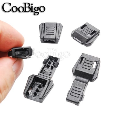 12 buc. Capetele cablului Clip din plastic colorat pentru fermoar trage cu șnur rucsac Paracord șiret pentru îmbrăcăminte sportivă frânghie accesorii bricolaj