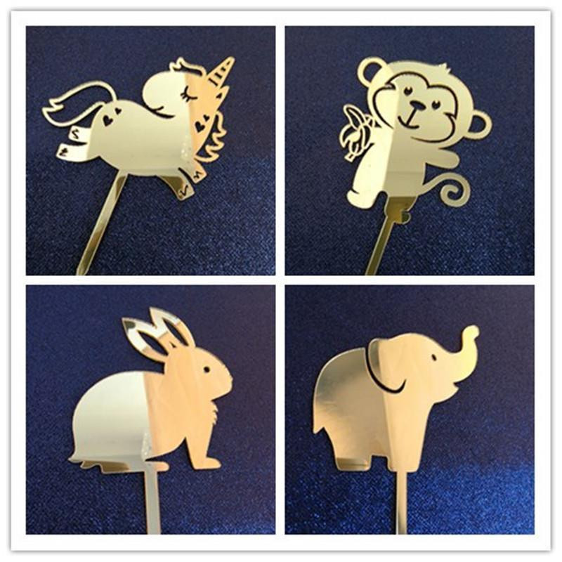 Új, fekete pók témájú születésnapi tortafedő arany akril elefánt, állati tortafedő Halloween party tortadíszek kellékek