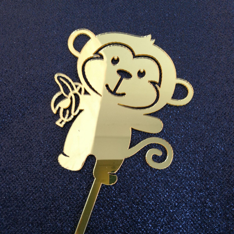 Új, fekete pók témájú születésnapi tortafedő arany akril elefánt, állati tortafedő Halloween party tortadíszek kellékek