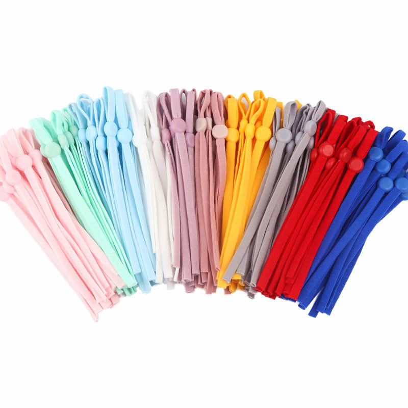 100 tk reguleeritavad pingutusnöörid, nöörilukud, libisemiskindel stoppermask, kaelapael, pandla elastne nööri reguleerija, libisemisvastase stopperi nupp