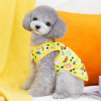Διχτυωτό αναπνεύσιμο ρούχο για σκύλους για κατοικίδια Καλοκαιρινό γιλέκο σκύλου για μικρά σκυλιά Chihuahua Pug Αθλητικά πουκάμισα για κουτάβια Προϊόντα για κατοικίδια