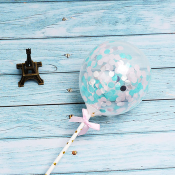5-инчови балончета с конфети Златни мини латексови балони Декорации за торти Baby Shower Рожден ден Консумативи за сватбена украса