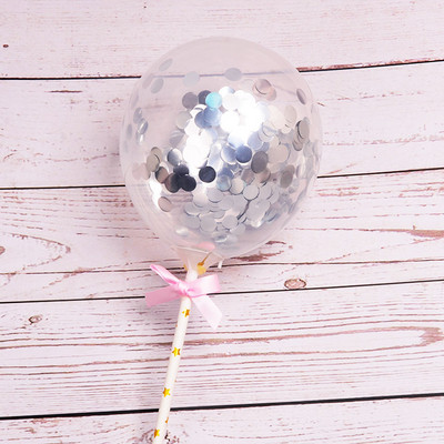 5 collu konfeti balonu kūku virsmateriāli Zelta mini lateksa baloni kūku dekori bērnu duša dzimšanas dienas ballītes kāzu dekorēšanas piederumi