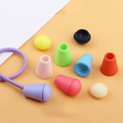 10pcs Plastic Colorful Cord Ends Bell Stopper with Lid Lock Toggle ClipClothes Bag Sportswear Shoelace Rope Parts