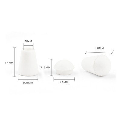 10 vnt. plastikinių spalvingų laido galų varpelio kamštis su dangčio užrakto perjungimo spaustuku Drabužių krepšys Sportinės aprangos batų raištelių virvės dalys