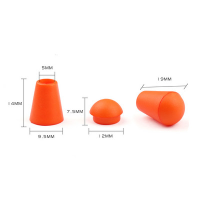 10 vnt. plastikinių spalvingų laido galų varpelio kamštis su dangčio užrakto perjungimo spaustuku Drabužių krepšys Sportinės aprangos batų raištelių virvės dalys