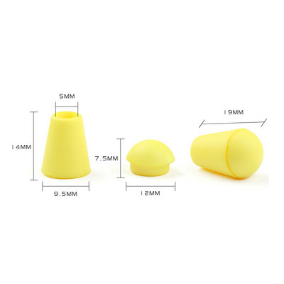 10 vnt. plastikinių spalvingų laido galų varpelio kamštis su dangčio užrakto perjungimo spaustuku Drabužių krepšys Sportinės aprangos batų raištelių virvės dalys