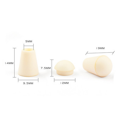 10 vnt. plastikinių spalvingų laido galų varpelio kamštis su dangčio užrakto perjungimo spaustuku Drabužių krepšys Sportinės aprangos batų raištelių virvės dalys