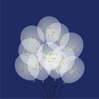 10 tk 12-tolline must läbipaistev helendav muusikatoon õhupallipeo sünnipäeva märkmed alumiiniumfooliumist õhupalliga peo tarvik