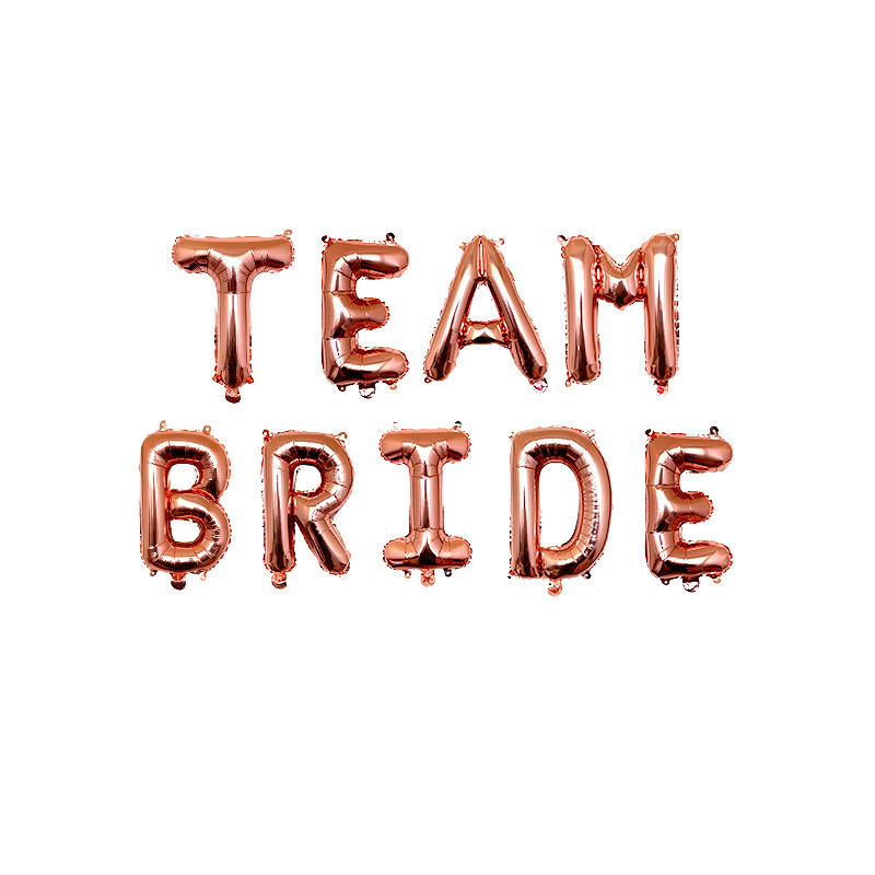 Baloane Bride To Be Baloane din folie cu litere din aur trandafir pentru burlac, duș de mireasă, decorare pentru logodna, consumabile pentru petreceri