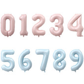 40 hüvelykes rózsaszín kék szám fólia lufi esküvői születésnapi dekoráció felfújható festa casamento parti kellékek számjegyes hélium léggömb