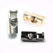 10db húzózsinór kötélütköző egylyukú ötvözet rugós csat zsinór zár klip csere kapucnis kapucnis barkács kézzel készített varrás kiegészítők