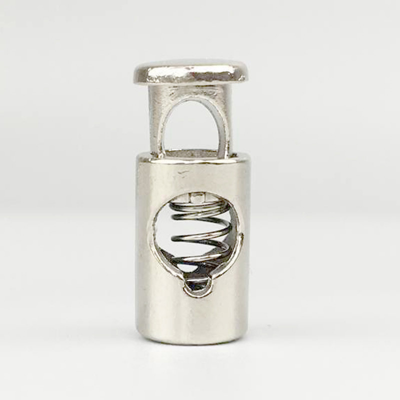 10db húzózsinór kötélütköző egylyukú ötvözet rugós csat zsinór zár klip csere kapucnis kapucnis barkács kézzel készített varrás kiegészítők