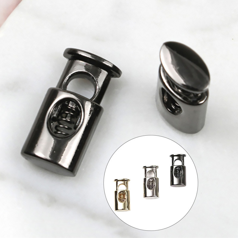 10 buc. Șnururi cilindrice pentru butoi Blocare metal cu o singură gaură Dispozitiv de fixare Opritor cu arc Comutator Accesorii pentru opritor