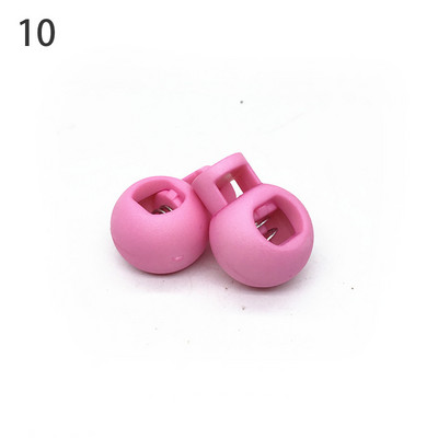 20db színes gömbölyű zsinórzár rugós ütköző billenő ütközőkapocs sportruházathoz cipőfűző kötél DIY vezeték zsinór DIY kiegészítő