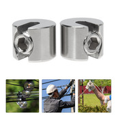 2 vnt Vielinio lyno tvirtinimo detalės Vielos įrankis Lynas Virvės spaustukas Vielos lynas Praktinis kabelis Patvari tvirtinimo viela