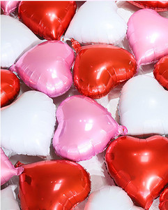 15 db/tétel 18 hüvelykes arany ezüst piros szív szerelem léggömb tiszta színű fólia hélium ballon esküvői születésnapi parti dekorációs kellékekhez