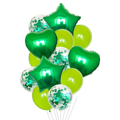 15 db/tétel 18 hüvelykes arany ezüst piros szív szerelem léggömb tiszta színű fólia hélium ballon esküvői születésnapi parti dekorációs kellékekhez