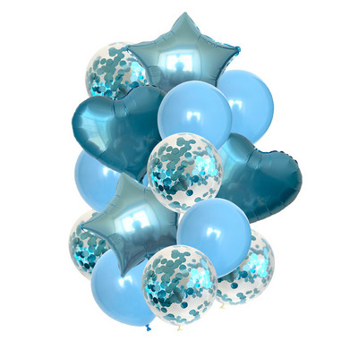 15 db/tétel 18 hüvelykes arany ezüst piros szív szerelem léggömb tiszta színű fólia hélium ballon esküvői születésnapi parti dekorációs kellékekhez