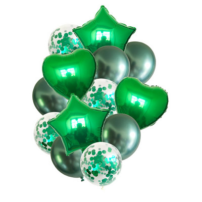 15 db/tétel 18 hüvelykes arany ezüst piros szív szerelem léggömb tiszta színű fólia hélium ballon esküvői születésnapi parti dekorációs kellékekhez