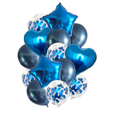 15 db/tétel 18 hüvelykes arany ezüst piros szív szerelem léggömb tiszta színű fólia hélium ballon esküvői születésnapi parti dekorációs kellékekhez