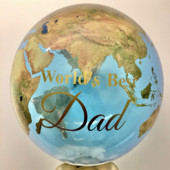 1db 22 hüvelykes 4D Földfólia léggömb Föld Napja Világtérkép léggömbök Green Day Air Ball Születésnapi parti dekoráció Gyerek ballon dekoráció