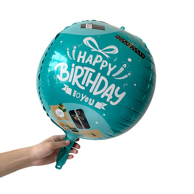 1db 22 hüvelykes 4D Földfólia léggömb Föld Napja Világtérkép léggömbök Green Day Air Ball Születésnapi parti dekoráció Gyerek ballon dekoráció